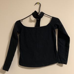 Off-Shoulder Choker Top